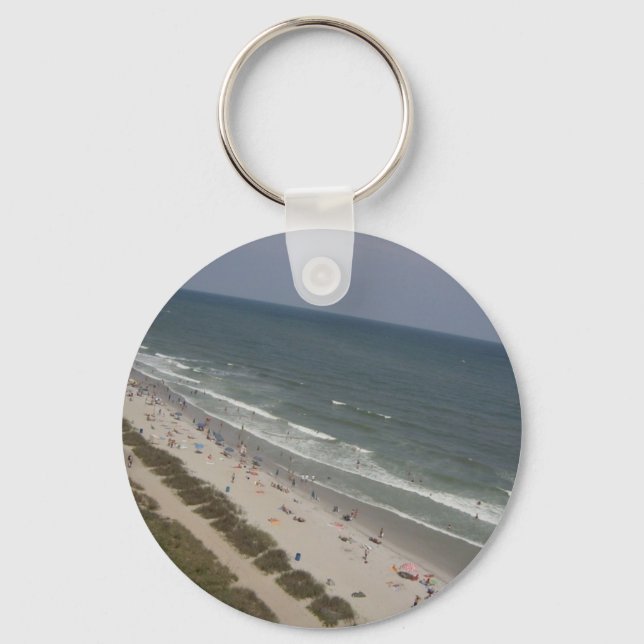Beach of South Carolina Key Ring (Front)