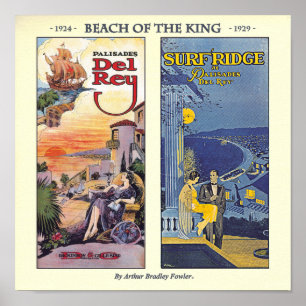 Beach of The King by Arthur Bradley Fowler Poster