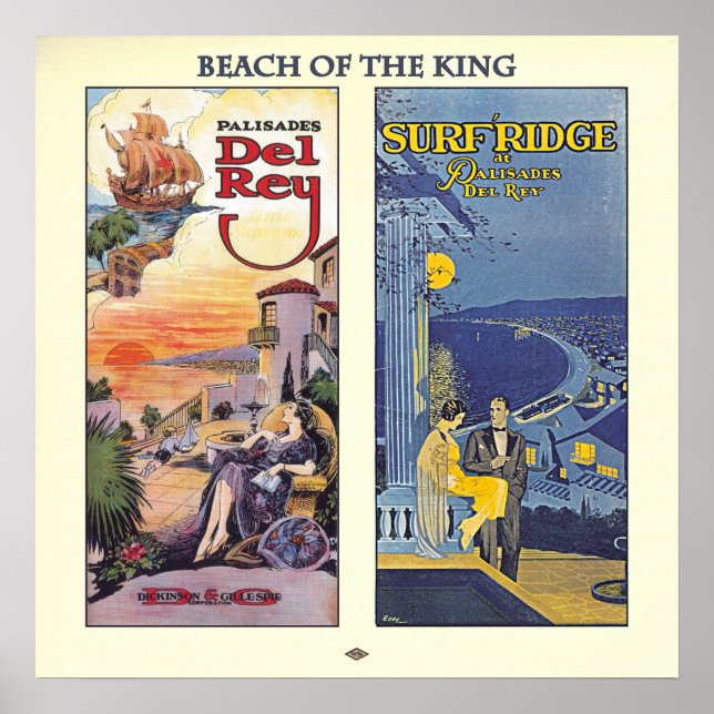 Beach of The King - Playa del Rey Poster (Front)