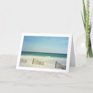 Beach on the Gulf of Mexico 1 Greeting Card