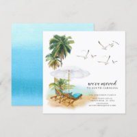Beach Palm Tree Moving Announcement