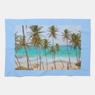 Beach Palms Tea Towel