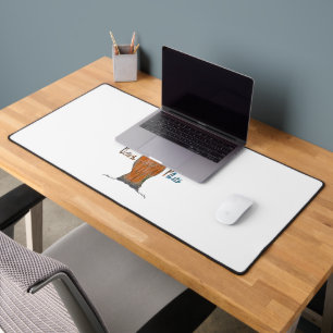 Beach party design desk mat