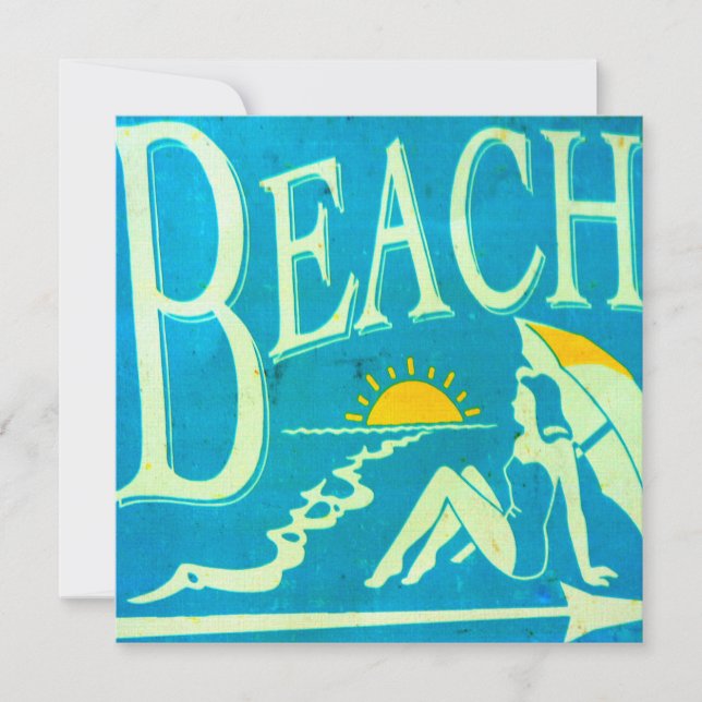 beach party invites (Front)