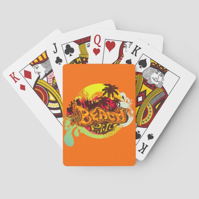 Beach Party Playing Cards (Back)