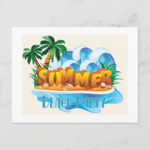 Beach Party Postcard