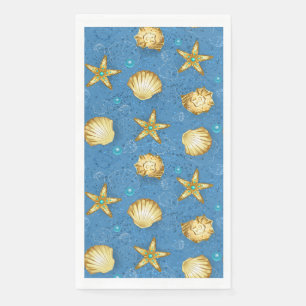 Beach Party Seashells Napkin