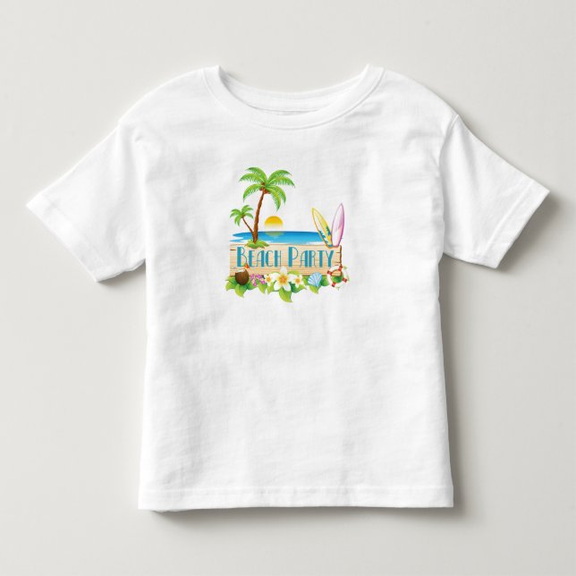 Beach Party Toddler T-Shirt (Front)