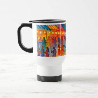Beach party travel mug downtown