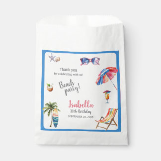 Beach Party Tropical Summer Favour Bags