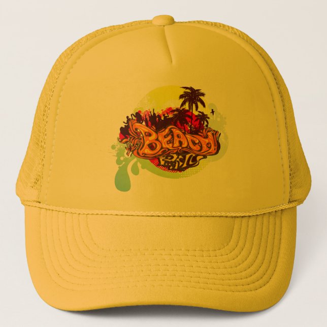 Beach Party Trucker Hat (Front)