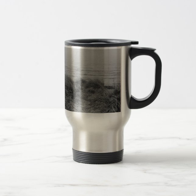 Beach path travel mug (Right)