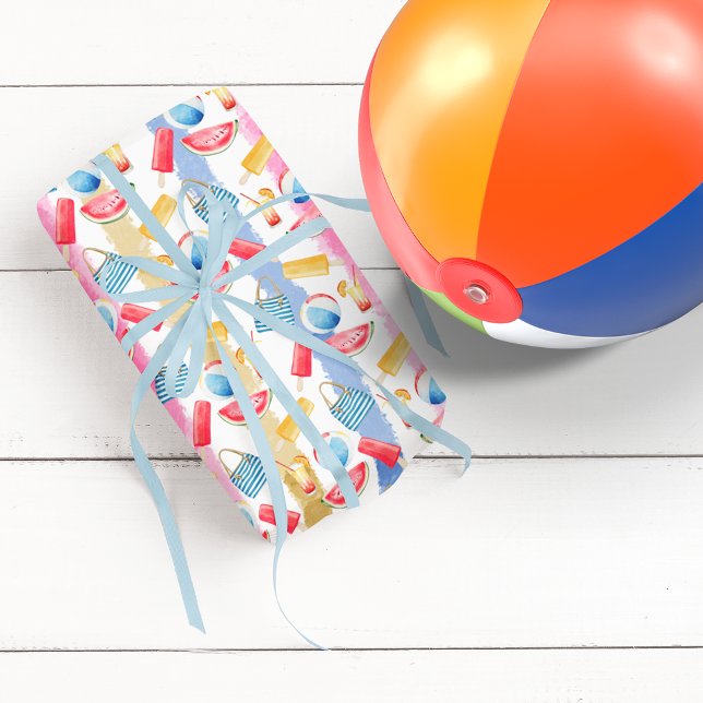 Beach Pattern  Wrapping Paper (Creator Uploaded)