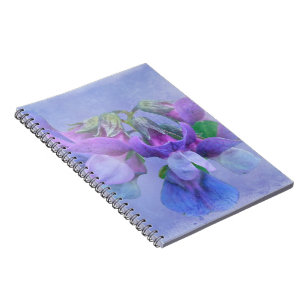 Beach Pea Flowers Notebook