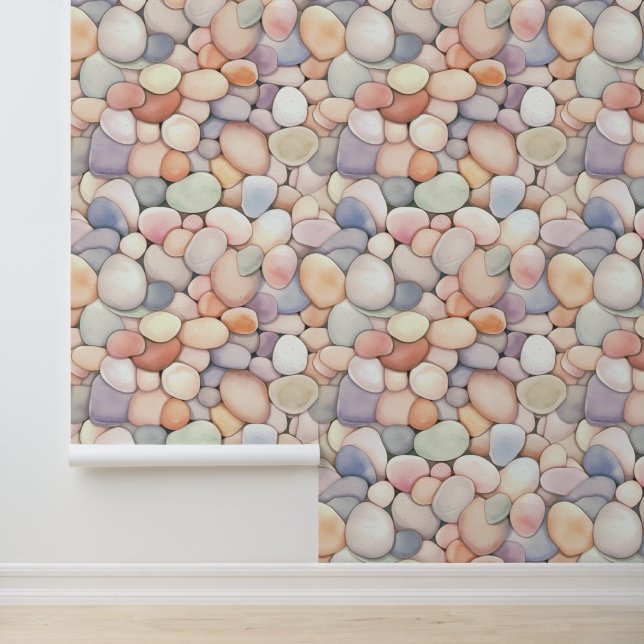 Beach Pebble Drawing Wallpaper (Application)