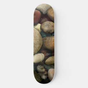 Beach Pebble Pattern Skateboard