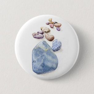 Beach Pebbles Button
