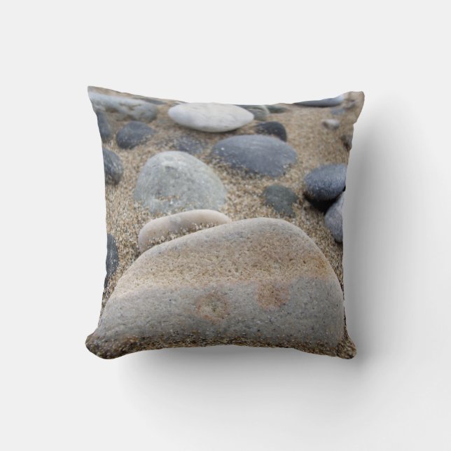Beach Pebbles Cushion (Front)