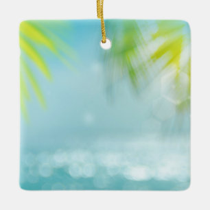 BEACH PERFECTION CERAMIC ORNAMENT