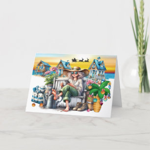 BEACH Personal, Business, Real Estate Christmas Card