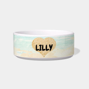 Beach Pet Water Food Bowl