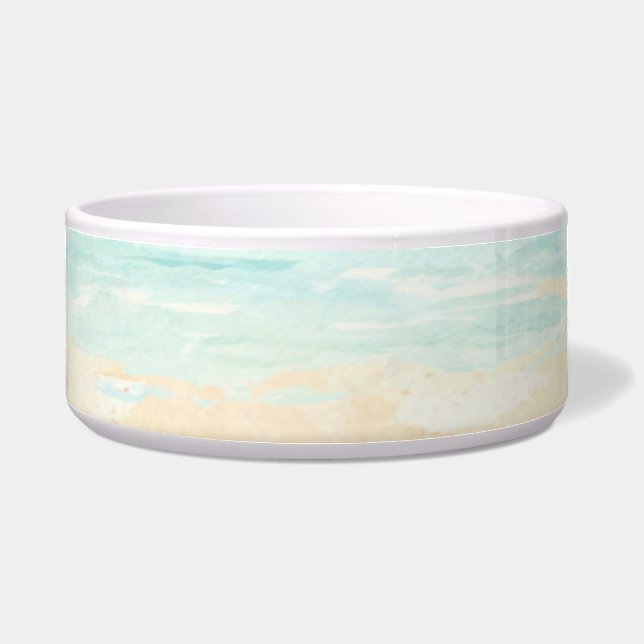Beach Pet Water Food Bowl (Front)