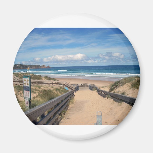 beach philip island australia magnet (Front)