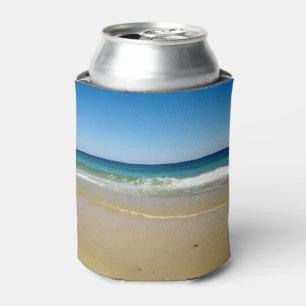 Beach photo can cooler