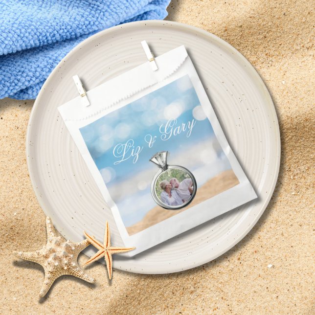 Beach Photo Destination Wedding  Favour Bags (Creator Uploaded)