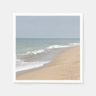 Beach photo napkin