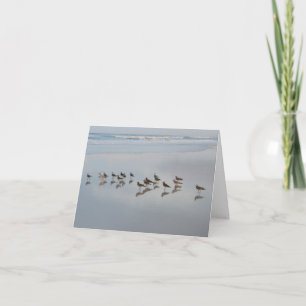 Beach Photography Blank Inside Thank You Card
