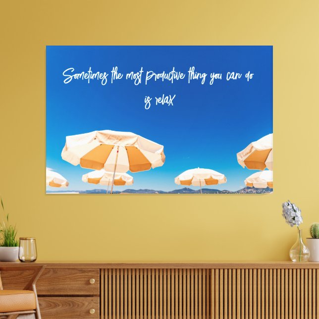 Beach Photography Decor with Travel Quote (Insitu(LivingRoom))