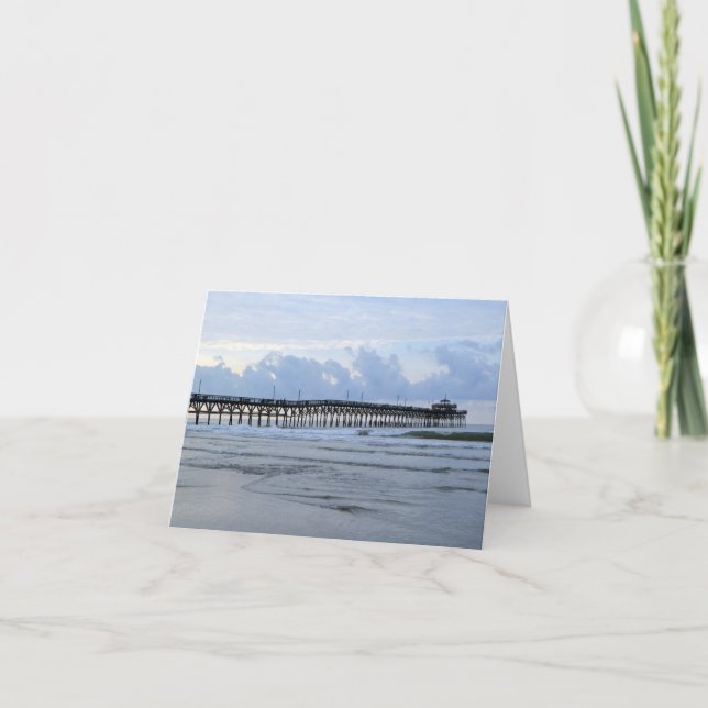 Beach Pier Note Card (Front)
