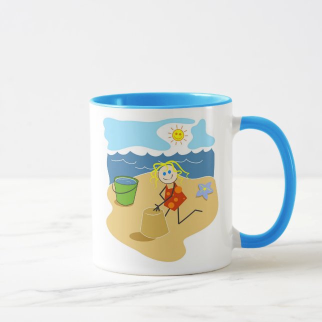 Beach Play Mug (Right)