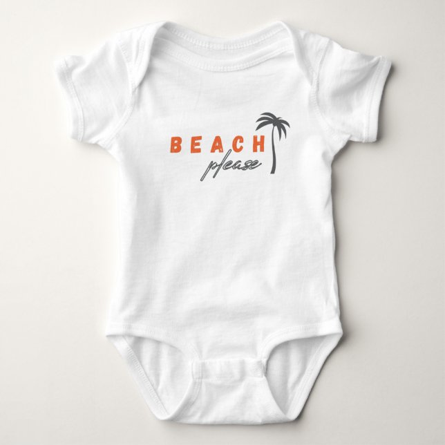 beach. please. Baby Bodysuits & One-Pieces (Front)