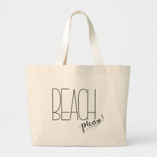 Beach Please! Beach Tote Bag