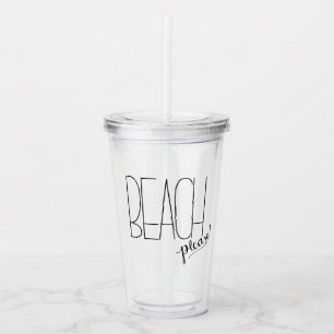 Beach Please Insulated Tumbler