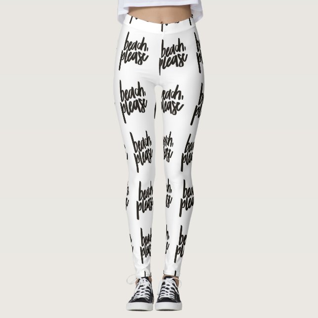 Beach Please Leggings (Front)