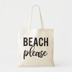 Beach Please - Modern style tote bag