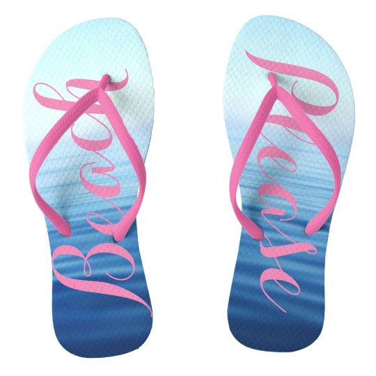 beach please flip flops