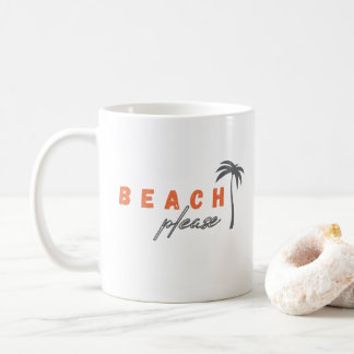 beach please. palm tree. Mugs