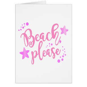 Beach please pink