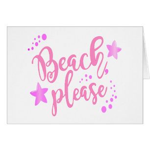 Beach please pink