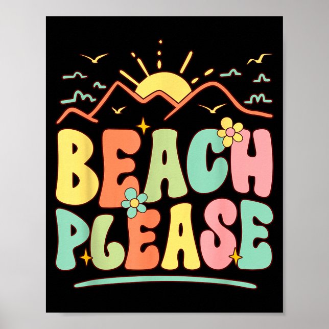 Beach please  poster (Front)