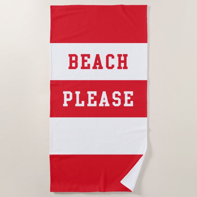 Beach Please Towel (Front)