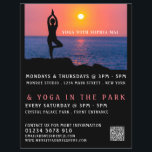 Beach Portrait, Yoga Class Advertising Flyer<br><div class="desc">Beach Portrait,  Yoga Class Advertising Flyers By The Business Card Store.</div>