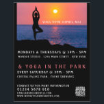 Beach Portrait, Yoga Class Advertising Flyer<br><div class="desc">Beach Portrait,  Yoga Class Advertising Flyers By The Business Card Store.</div>