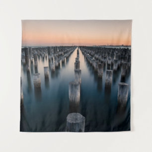 Beach post lot tapestry