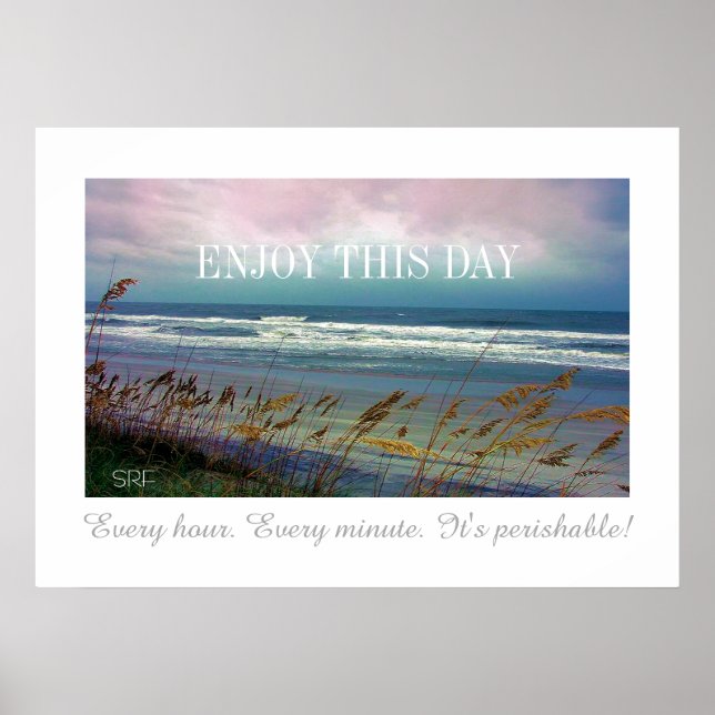 Beach Poster - Enjoy This Day - SRF (Front)