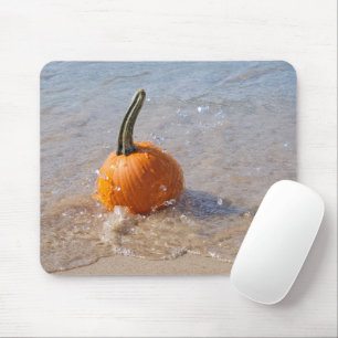 Beach Pumpkin Mouse Mat